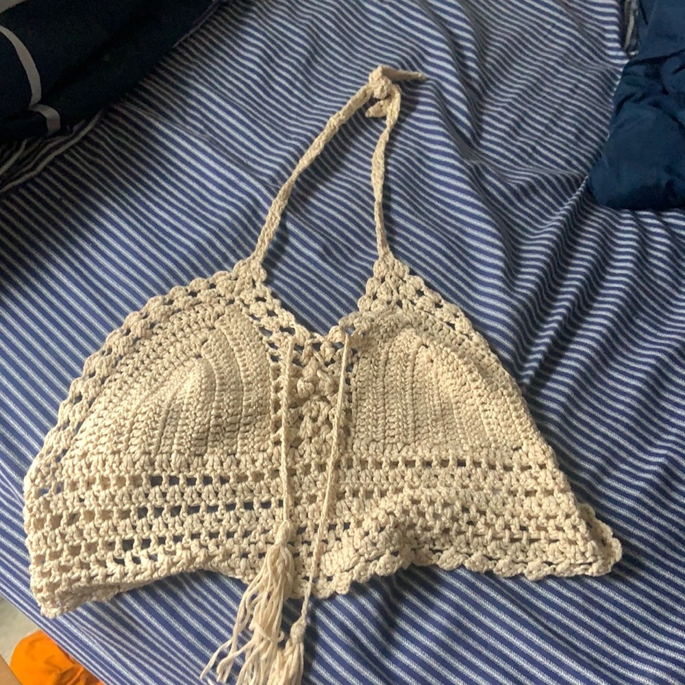 Papaya crochet top